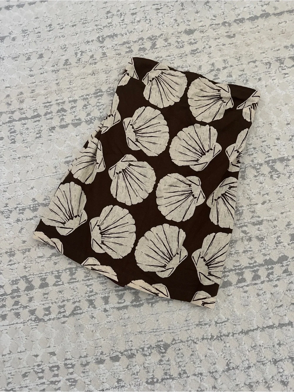 NWOT The A&F Scarlett Strapless Linen-Blend Skort - Picture 2 of 3